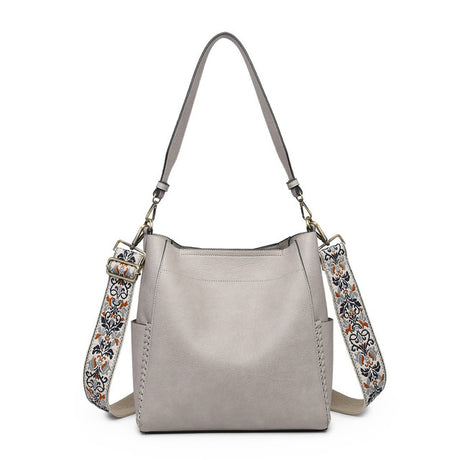 Jen & Co Penny Bucket Bag with Guitar Strap