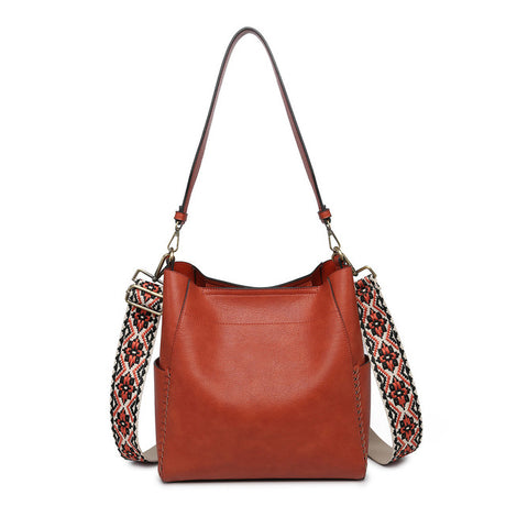 Jen & Co Penny Bucket Bag with Guitar Strap