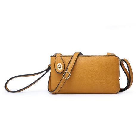 Jen & Co Kendall Crossbody/Wristlet with Twist Lock Closure