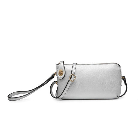 Jen & Co Kendall Crossbody/Wristlet with Twist Lock Closure