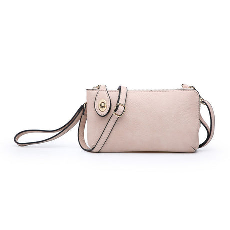 Jen & Co Kendall Crossbody/Wristlet with Twist Lock Closure