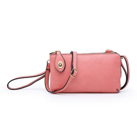 Jen & Co Kendall Crossbody/Wristlet with Twist Lock Closure