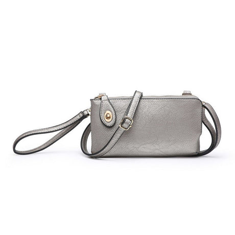 Jen & Co Kendall Crossbody/Wristlet with Twist Lock Closure