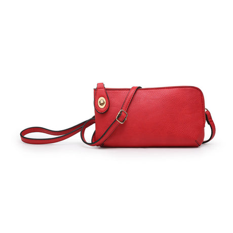 Jen & Co Kendall Crossbody/Wristlet with Twist Lock Closure