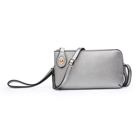 Jen & Co Kendall Crossbody/Wristlet with Twist Lock Closure