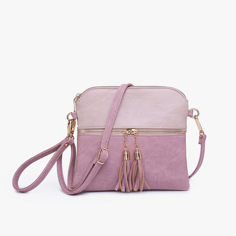 Jen & Co Tara Crossbody with Tassel Zippers