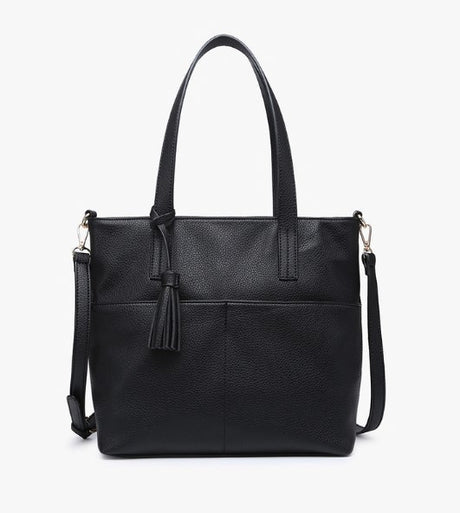 Jen & Co Cassandra Double Pocket Small Tote