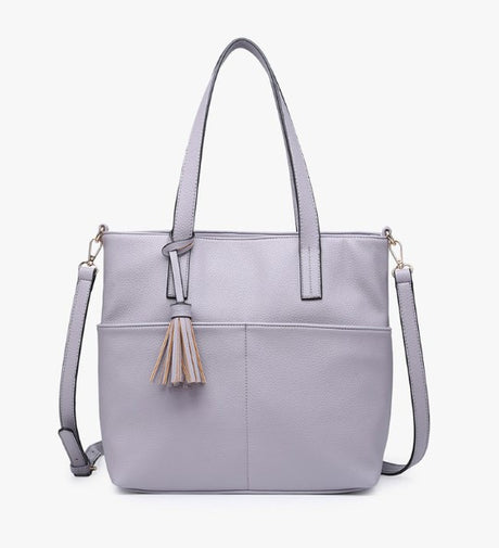 Jen & Co Cassandra Double Pocket Small Tote