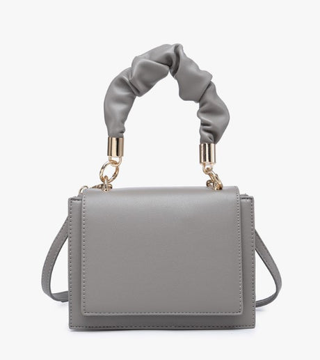 Jen & Co Layne Ruched Handle Satchel