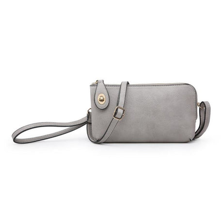 Jen & Co Kendall Crossbody/Wristlet with Twist Lock Closure