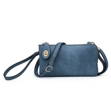 Jen & Co Kendall Crossbody/Wristlet with Twist Lock Closure