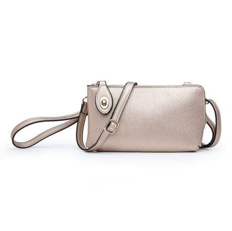 Jen & Co Kendall Crossbody/Wristlet with Twist Lock Closure