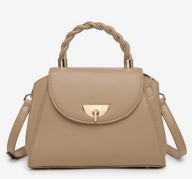 Jen & Co Clarke Twist Lock Satchel w/ Braided Handle