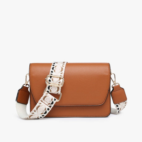 Jen & Co Noah Flapover Crossbody with Guitar Strap
