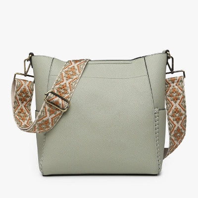 Jen & Co Penny Bucket Bag with Guitar Strap