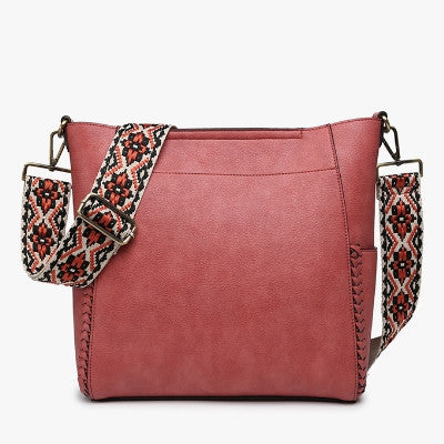 Jen & Co Penny Bucket Bag with Guitar Strap