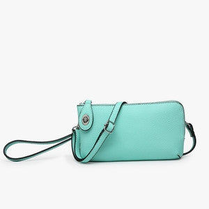 Jen & Co Kendall Crossbody/Wristlet with Twist Lock Closure