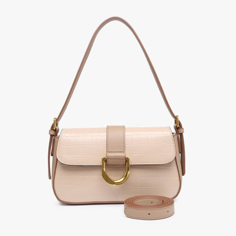 Jen & Co Lima Croc-Embossed Satchel