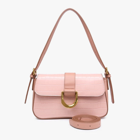 Jen & Co Lima Croc-Embossed Satchel