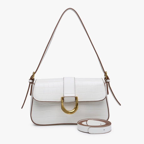 Jen & Co Lima Croc-Embossed Satchel