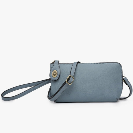 Jen & Co Kendall Crossbody/Wristlet with Twist Lock Closure