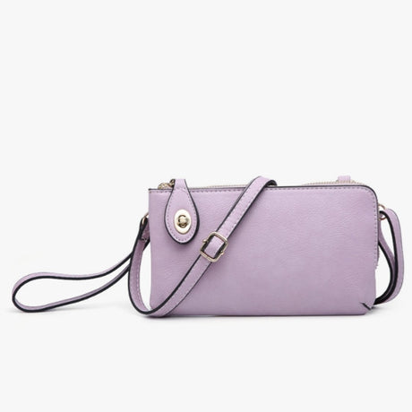 Jen & Co Kendall Crossbody/Wristlet with Twist Lock Closure