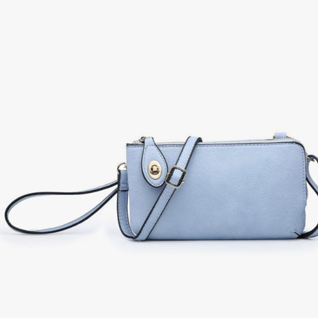 Jen & Co Kendall Crossbody/Wristlet with Twist Lock Closure