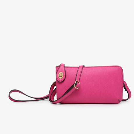 Jen & Co Kendall Crossbody/Wristlet with Twist Lock Closure