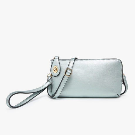 Jen & Co Kendall Crossbody/Wristlet with Twist Lock Closure