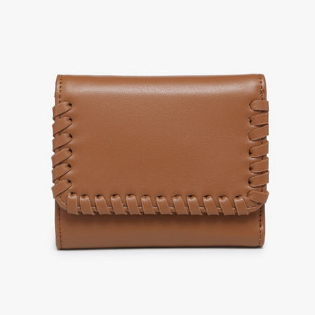 Jen & Co Logan Whipstitch Tri-fold Wallet