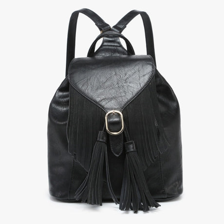 Jen & Co Jewel Bucket Backpack with Fringe