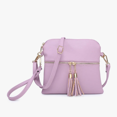 Jen & Co Tara Crossbody with Tassel Zippers