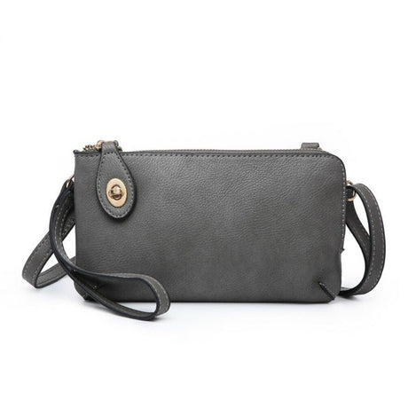 Jen & Co Kendall Crossbody/Wristlet with Twist Lock Closure