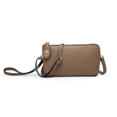 Jen & Co Kendall Crossbody/Wristlet with Twist Lock Closure