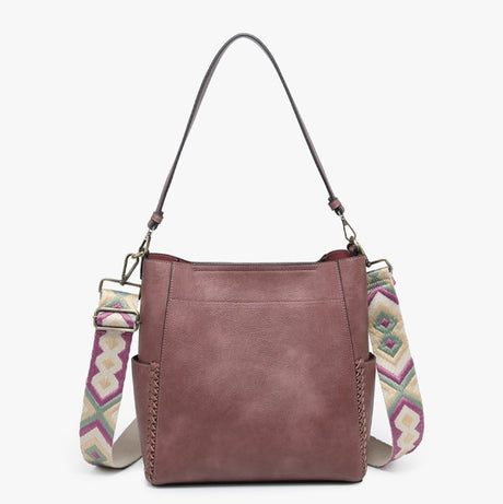 Jen & Co Penny Bucket Bag with Guitar Strap