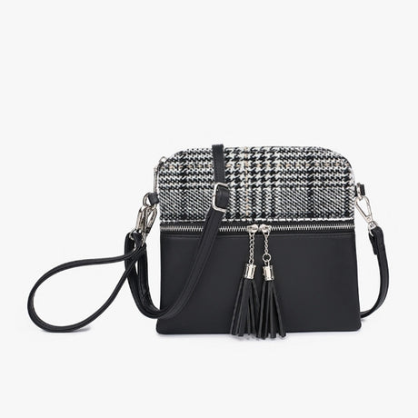 Jen & Co Tara Crossbody with Tassel Zippers