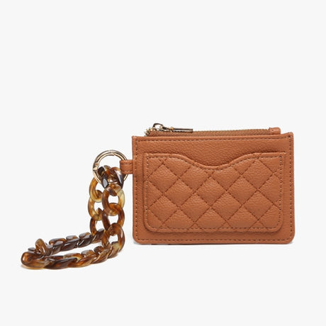 Jen & Co Rhodes Quilted Wallet with Chain Bangle