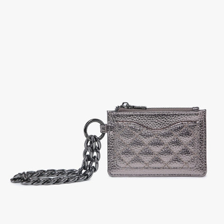 Jen & Co Rhodes Quilted Wallet with Chain Bangle