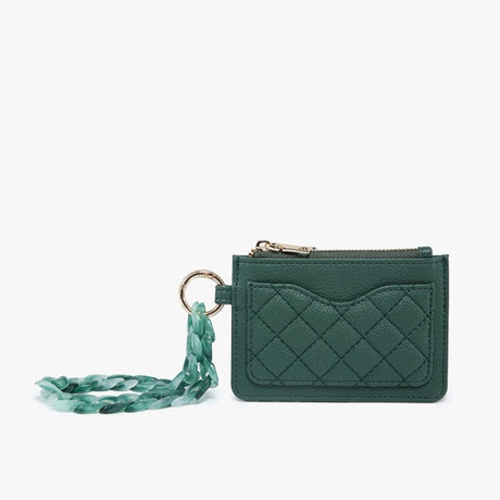 Jen & Co Rhodes Quilted Wallet with Chain Bangle