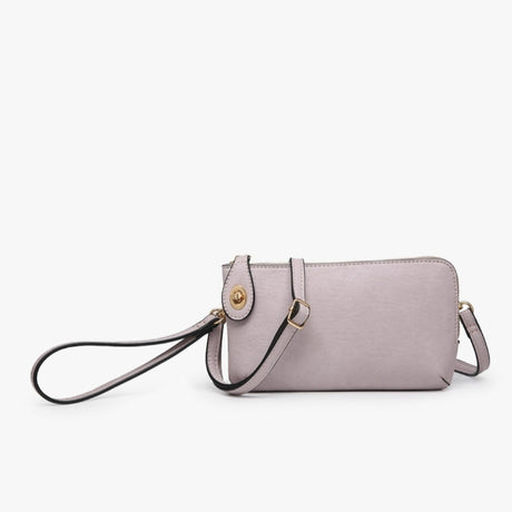Jen & Co Kendall Crossbody/Wristlet with Twist Lock Closure