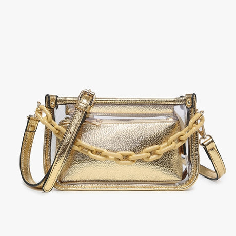 Jen & Co Jessica Clear Crossbody