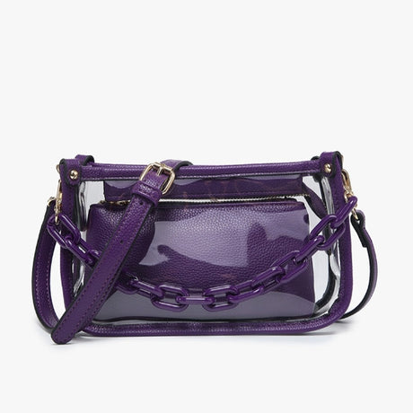 Jen & Co Jessica Clear Crossbody