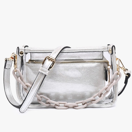 Jen & Co Jessica Clear Crossbody