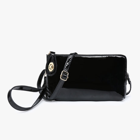 Jen & Co Kendall Crossbody/Wristlet with Twist Lock Closure
