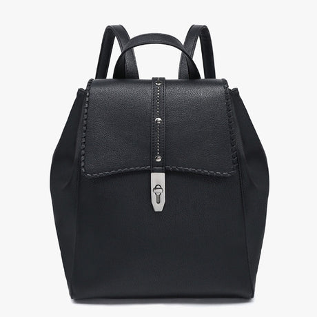 Jen & Co Olive Studded Whipstitch Backpack