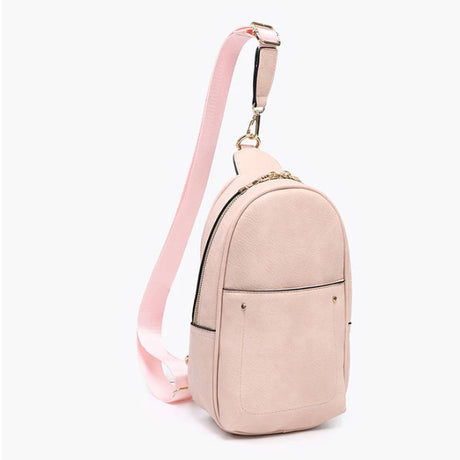 Jen & Co Pamela Double Zip Sling Bag