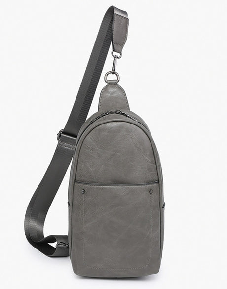 Jen & Co Pamela Double Zip Sling Bag