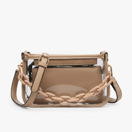 Jen & Co Jessica Clear Crossbody