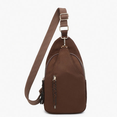 Jen & Co Nikki Dual Compartment Sling Pack Bag