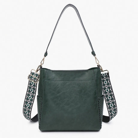 Jen & Co Penny Bucket Bag with Guitar Strap